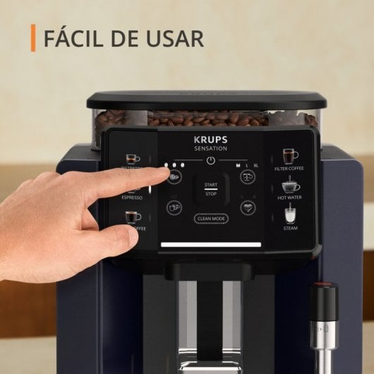 Krups Sensation C50 Automatische Kaffeemaschine 15 Riegel Schwarz