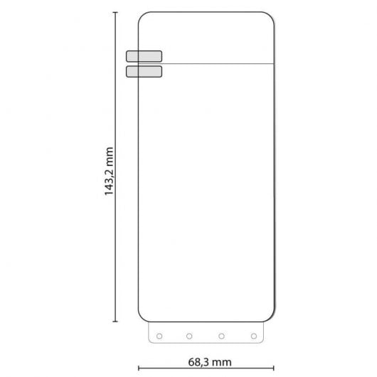 Proteggi schermo Ociodual Hydrogel per iPhone 13/13 Pro