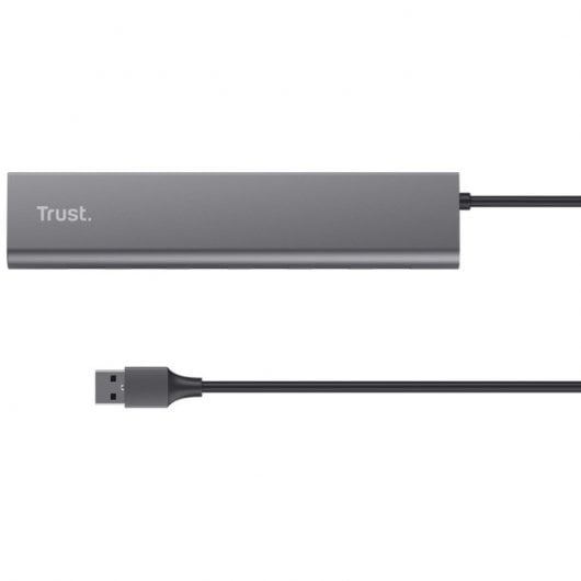 Trust Halyx HUB USB a 7 Puertos USB 3.2 Gris