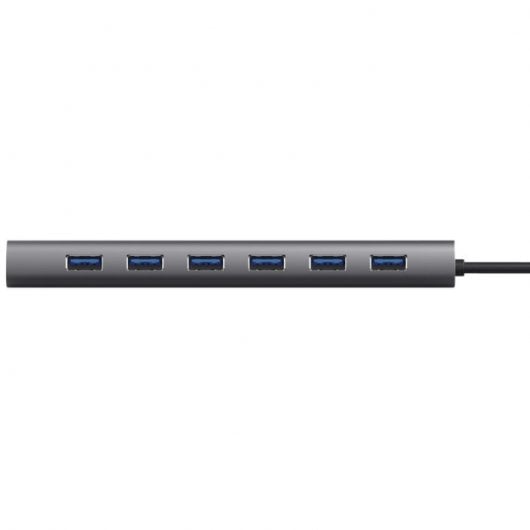 Trust Halyx HUB USB a 7 Puertos USB 3.2 Gris