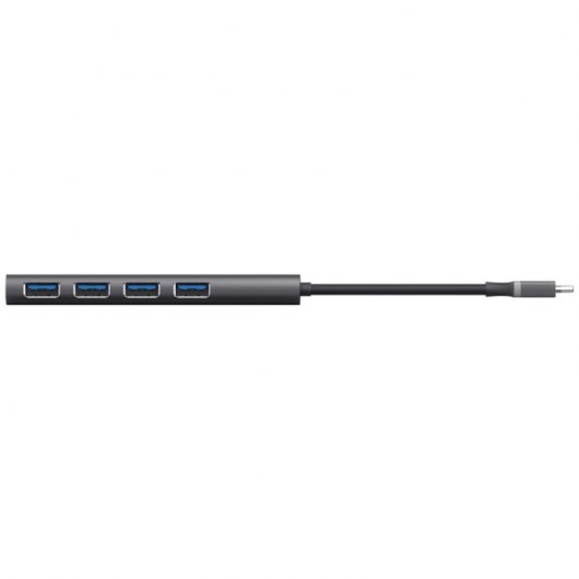Trust Halyx HUB USB-C a 4 Puertos USB 3.2 Gris