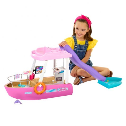 Barbie Dreams Boat Mattel 2002 - Bateau De Rêve Pour Poupées - Occasion