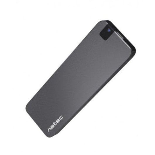 SSD Gehäuse Natec Rhino M.2 NVMe Aluminium USB-C 3.2 Gen2 Schwarz Robust