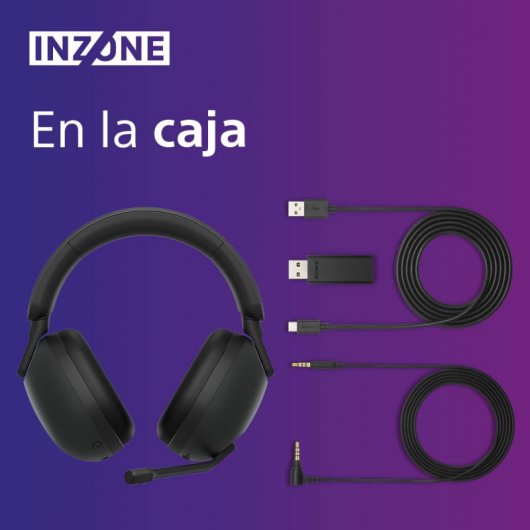 Sony INZONE H9 Auriculares Gaming Inalámbricos 7.1 con Cancelación de Ruido PC/PS5 Negro