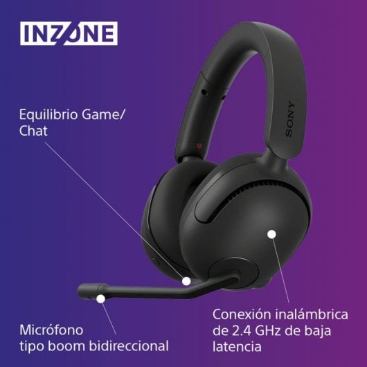 Sony Inzone H5 Auriculares Inalámbricos Gaming Negros