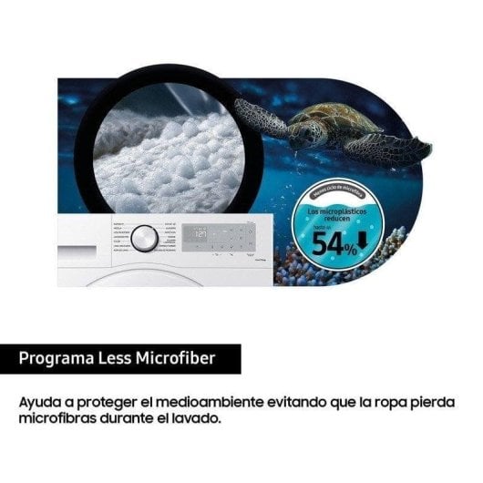 Máquina de Lavar Roupa Samsung WW80CGC04DTHEC 8 kg 1400rpm A Branco WiFi IA