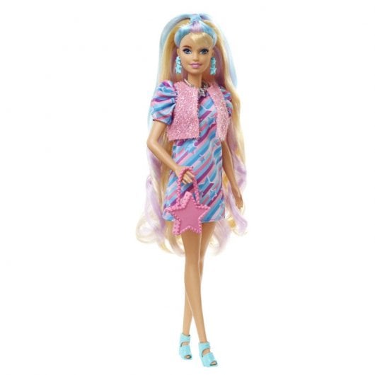 Barbie Totally Hair Papillons - Poupée AA NRFB - HCM91 - Mattel 2022