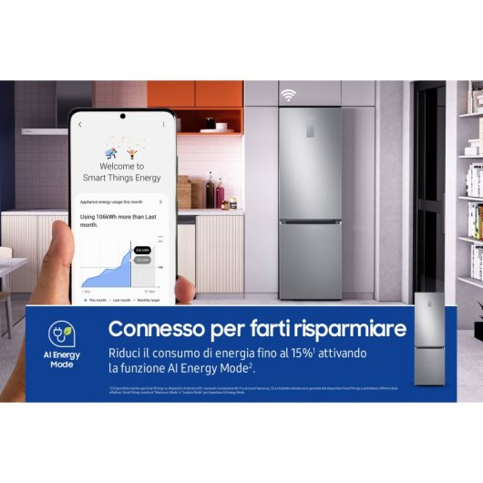 Samsung RB34C671DS9 Frigorífico Combi No Frost D Acero Inoxidable