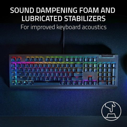 Teclado Mecânico Razer BlackWidow V4 X RGB Yellow Switch (PT)