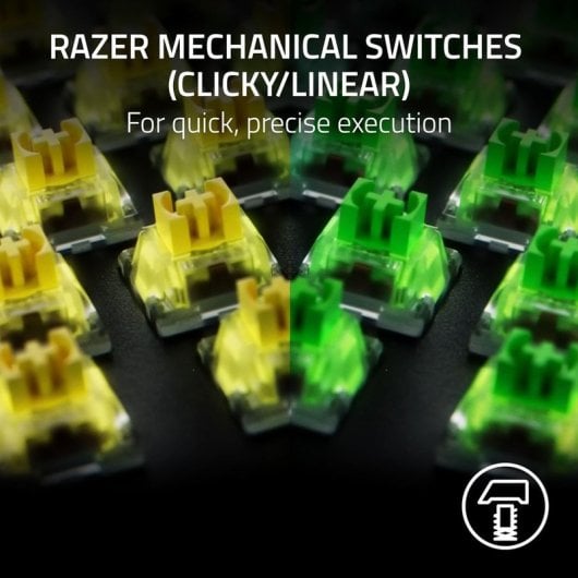 Teclado Mecânico Razer BlackWidow V4 X RGB Yellow Switch (PT)