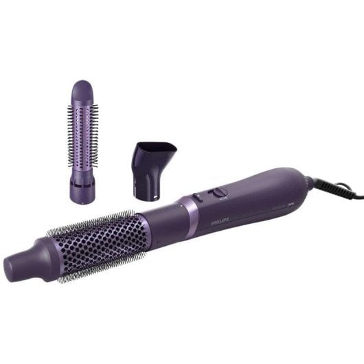 Brosse Soufflante Philips Air Styler 3000 Series 800W céramique ionique 3 Températures 3 Accessoires Violet