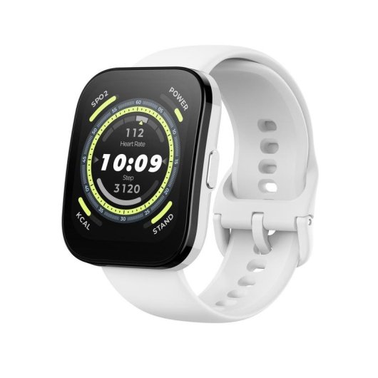 Amazfit Bip 5 Bluetooth GPS 1,91'' Weiß Armband Weiß IP68 SpO2 Pulsmesser