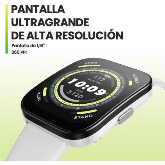 Amazfit Bip 5 Bluetooth GPS 1,91'' Weiß Armband Weiß IP68 SpO2 Pulsmesser