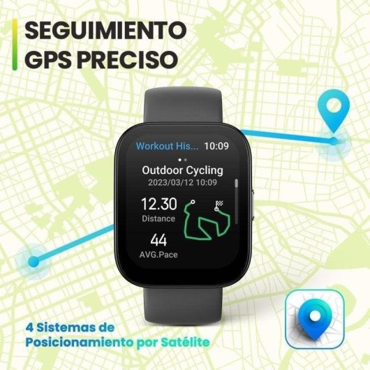 Amazfit Bip 5 Bluetooth GPS 1,91'' Weiß Armband Weiß IP68 SpO2 Pulsmesser