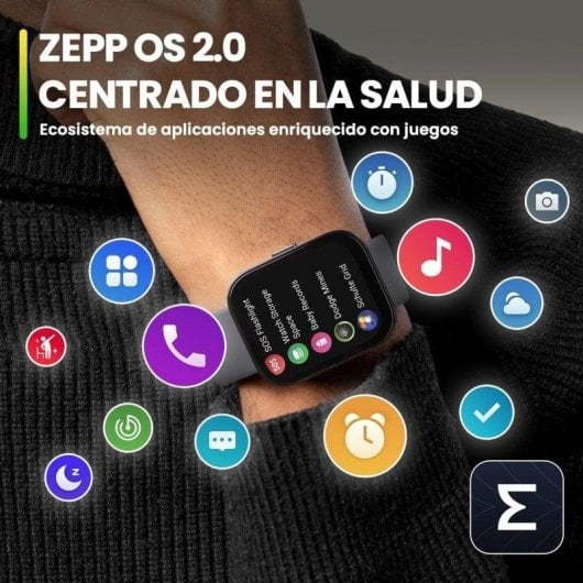 Amazfit Bip 5 Bluetooth GPS 45,9mm TFT Bianco Resistenza Acqua IP68 SpO2 Frequenza Cardiaca