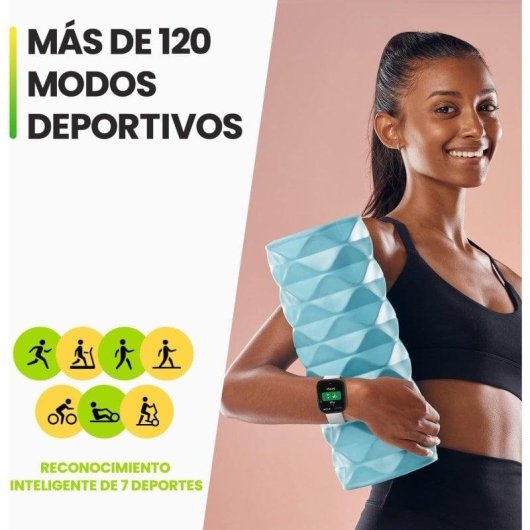 Amazfit Bip 5 Bluetooth GPS 45,9mm TFT Bianco Resistenza Acqua IP68 SpO2 Frequenza Cardiaca