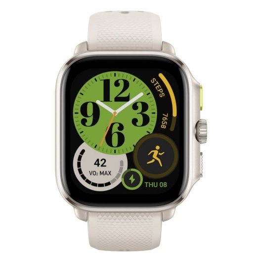 Amazfit Cheetah 4,45 cm (1.75") AMOLED Numérique 390 x 450 pixels Écran tactile Blanc GPS (satellite)