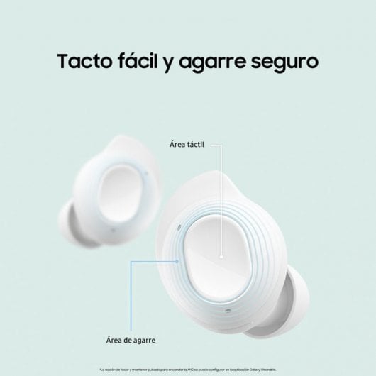 Samsung Galaxy Buds FE Auriculares Bluetooth Negros Cancelación Activa de Ruido Versión Importada