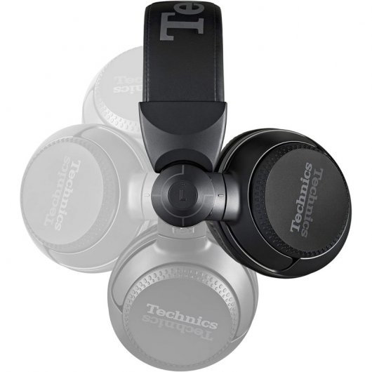 Technics EAH-DJ1200EK Auriculares Profesionales para DJ Negros