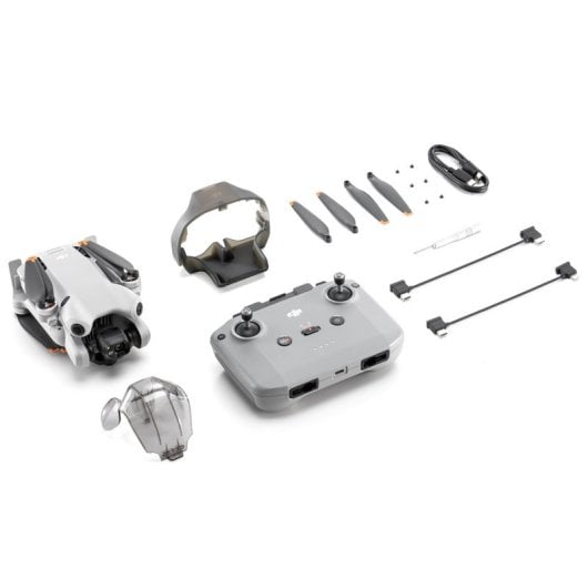 DJI Mini 4 Pro 4 Rotoren Quadrocopter 48 MP 3840 x 2160 Pixel 2590 mAh Schwarz, Weiß