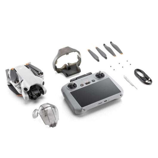 DJI Mini 4 Pro (RC 2) 4 Rotoren Quadrocopter 48 MP 3840 x 2160 Pixel 2590 mAh Schwarz, Weiß