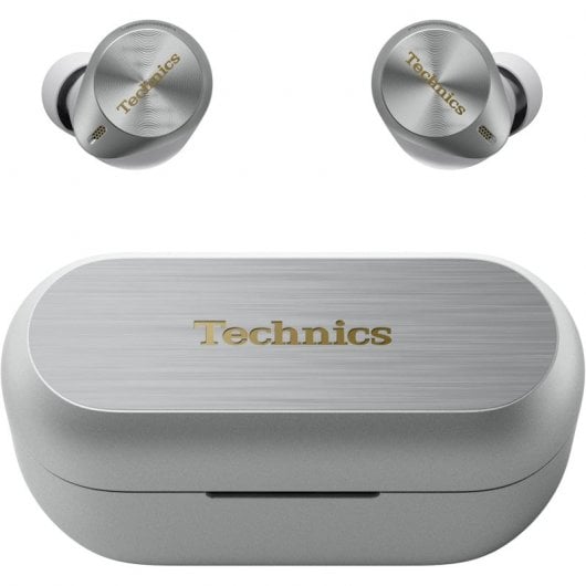 Technics EAH-AZ80E Auriculares TWS Bluetooth con Cancelación de Ruido Plata