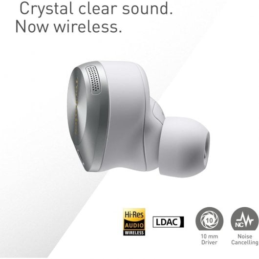 Technics EAH-AZ80E Auriculares TWS Bluetooth con Cancelación de Ruido Plata