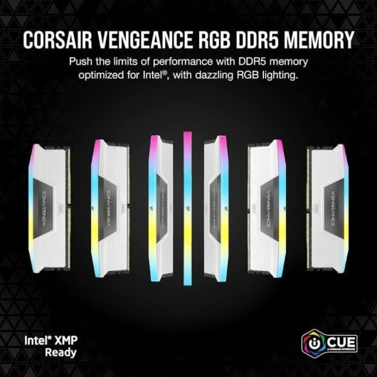 Corsair Vengeance RGB DDR5 Weiß 5600 MHz 64 GB 2 x 32 GB CL40