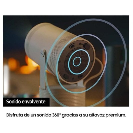 Projetor Samsung The Freestyle 2nd Gen FullHD 550 Lúmenes 100" LED DLP Smart TV Portátil