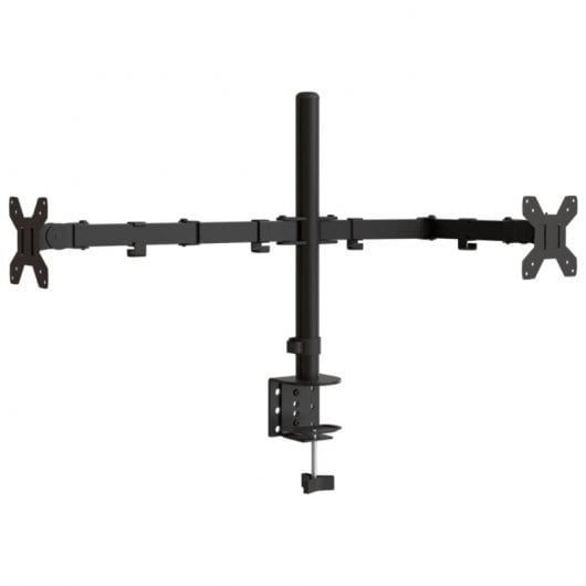 VidaXL Soporte para Monitor Doble Vesa 75/100 Mm Acero Negro