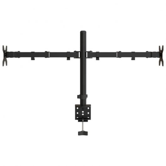 VidaXL Soporte para Monitor Doble Vesa 75/100 Mm Acero Negro