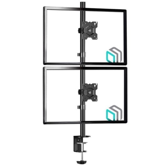 Onkron D208E-B Supporto per Due Monitor 13"-34" Verticale Nero