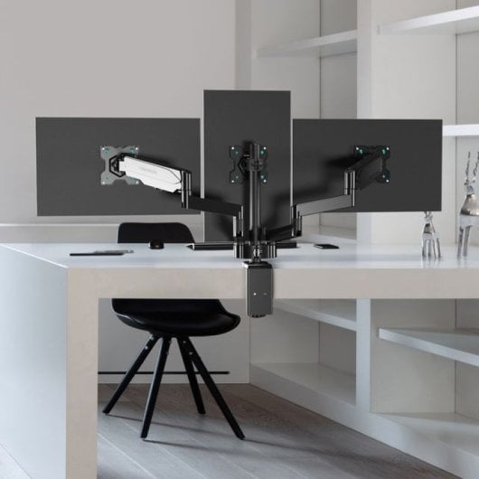Onkron G280-B Supporto Braccio Mobile per Tre Monitor 13"- 32" Vesa 100 x 100 Nero