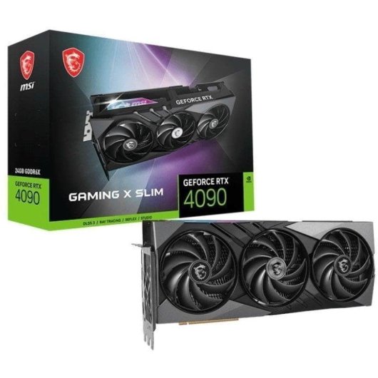 Carte Graphique MSI GeForce RTX 4090 GAMING X SLIM 24GB GDDR6X