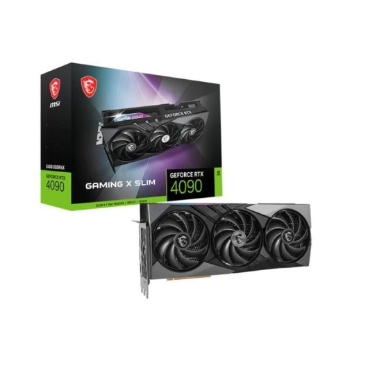 Carte Graphique MSI GeForce RTX 4090 GAMING X SLIM 24GB GDDR6X
