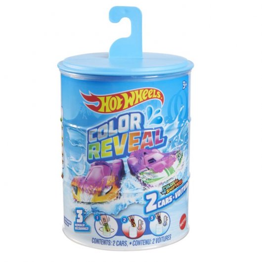 Mattel Hot Wheels Pack 2 Vehículos Color Reveal