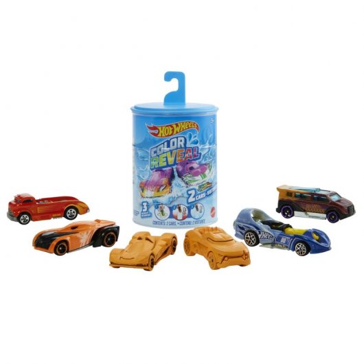 Mattel Hot Wheels Pack 2 Vehículos Color Reveal
