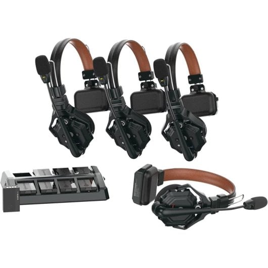Hollyland Solidcom C1 Pro Intercomunicador Inalámbrico Full Duplex con 4 Auriculares