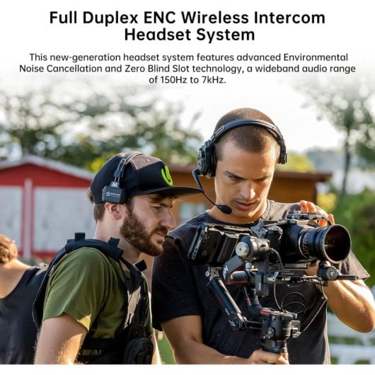Hollyland Solidcom C1 Pro Intercomunicador Inalámbrico Full Duplex con 4 Auriculares