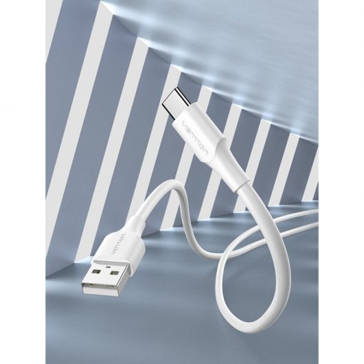 Vention CTHWF Cable USB 2.0 Tipo-A Macho a USB Tipo-C Macho 1m Blanco