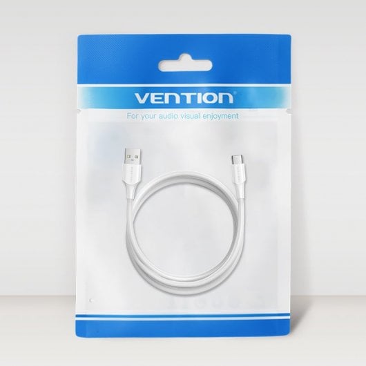 Vention CTHWF Cable USB 2.0 Tipo-A Macho a USB Tipo-C Macho 1m Blanco