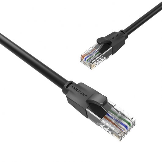 Cabo de conexão UTP Vention Cat 6 1m preto
