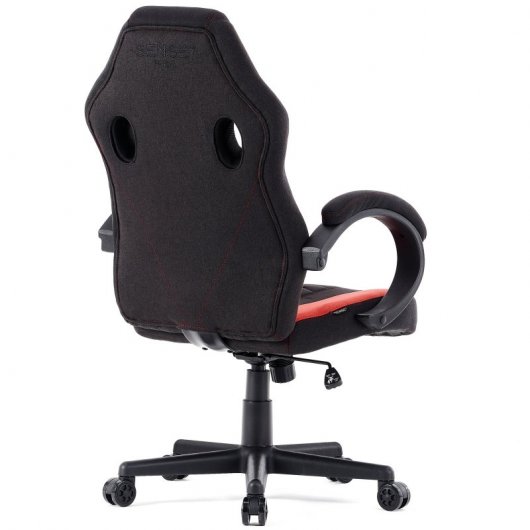 Sense7 Prism Tela Silla Gaming Negra/Roja