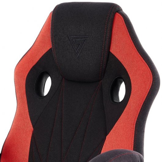 Sense7 Prism Tela Silla Gaming Negra/Roja