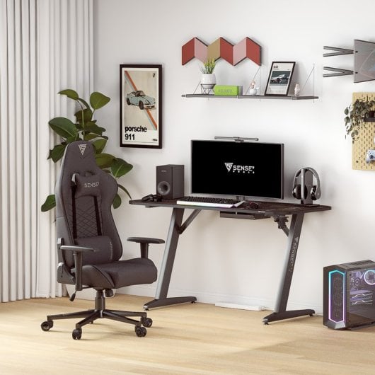 Sense7 Spellcaster Tela Silla Gaming Negra