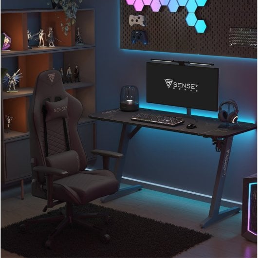 Sense7 Spellcaster Tela Silla Gaming Negra