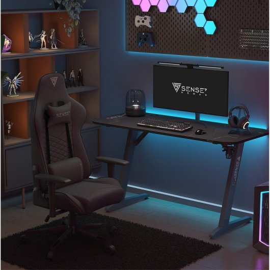 Sense7 Spellcaster Tela Silla Gaming Negra/Roja