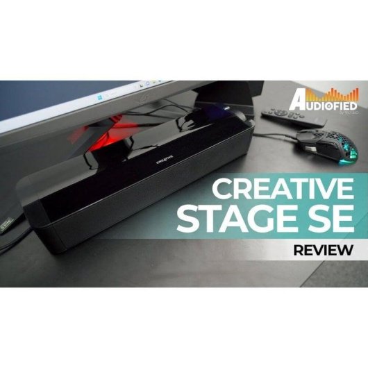 Barre de Son Sonore Creative Stage SE 2.0 24W Bluetooth USB-C Sound Blaster Noire
