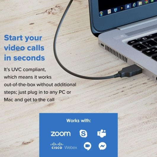 Creative Live! CAM Sync V3 Webcam 2K QHD con Zoom Digital 4X