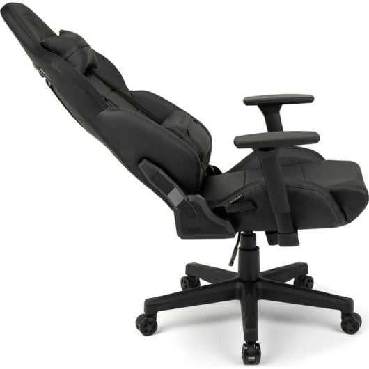 SENSE7 Sentinel Silla Gaming de Ecopiel Ergonómico Ajustable Soporte Lumbar Negra